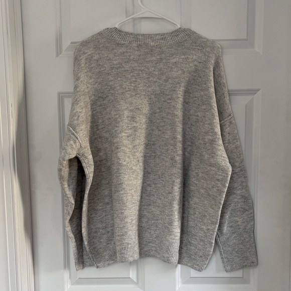 Vince Camuto Heather Gray Women's Crewneck Sweater - Picture 4 of 4